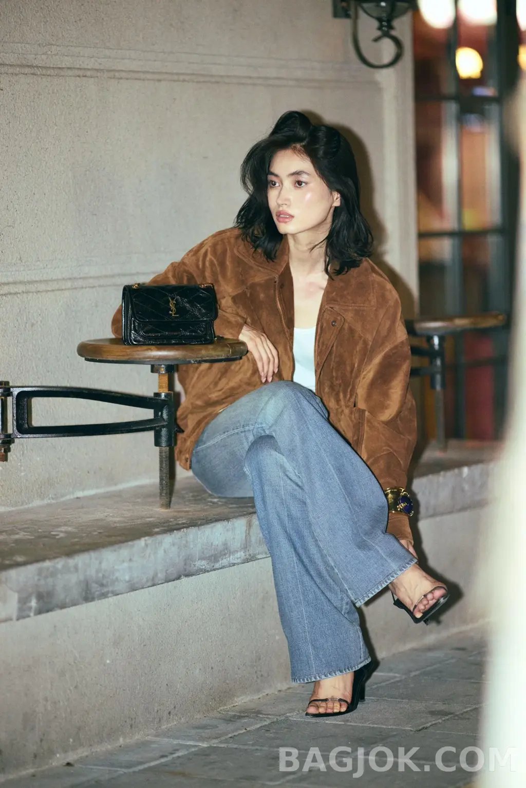 생로랑 Saint Laurent 빈티지 니키백 미니 상세 이미지