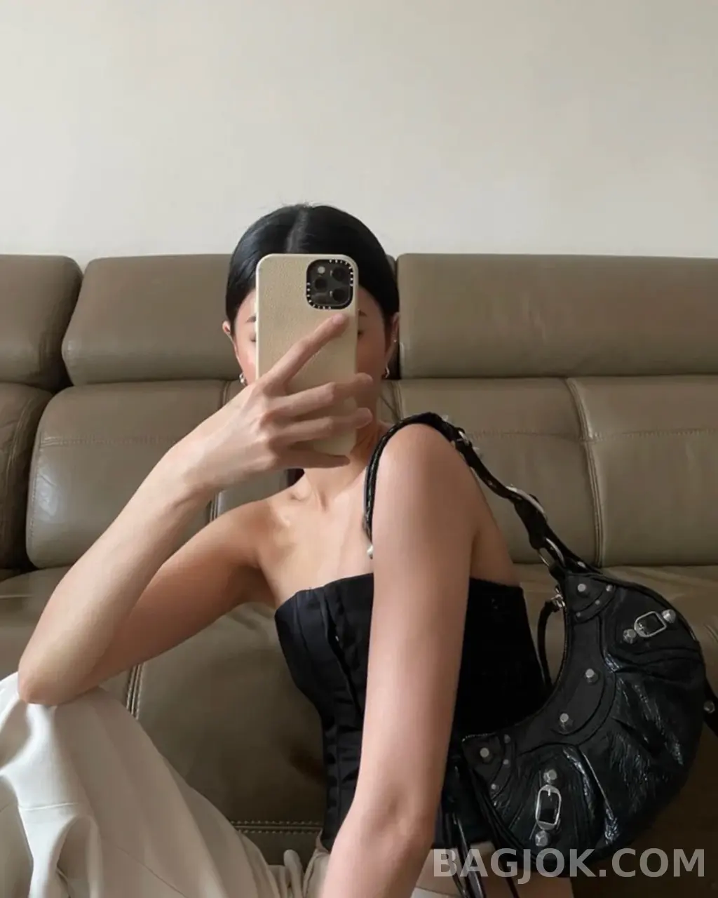 발렌시아가 Balenciaga 르 카골 숄더백 XS 상세 이미지