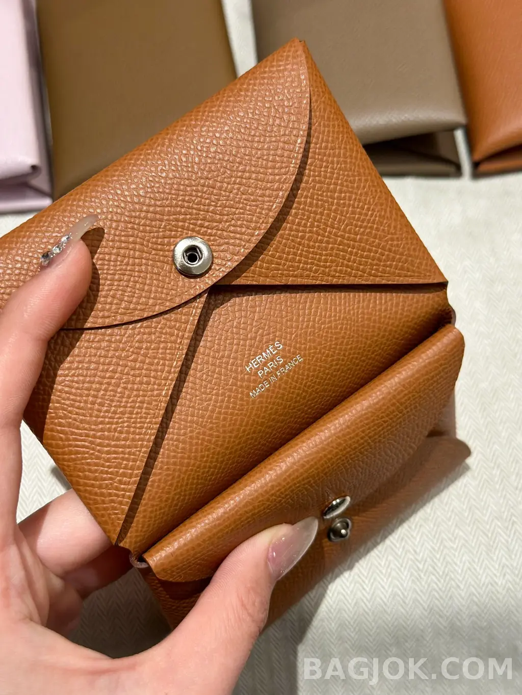 에르메스 Hermes 칼비 듀오 카드지갑 상세 이미지