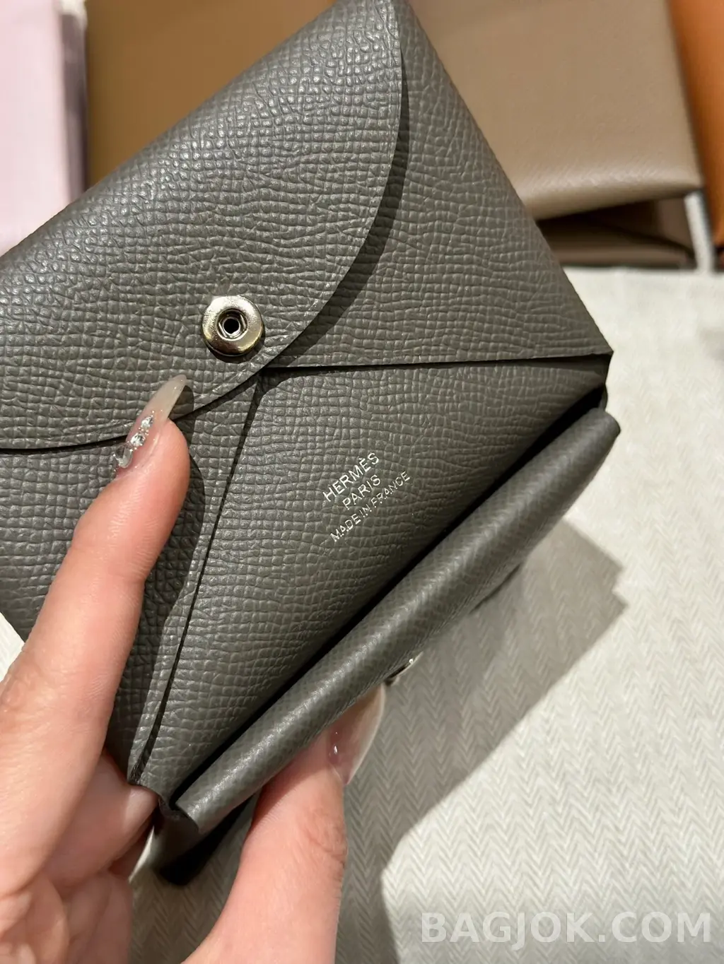 에르메스 Hermes 칼비 듀오 카드지갑 상세 이미지