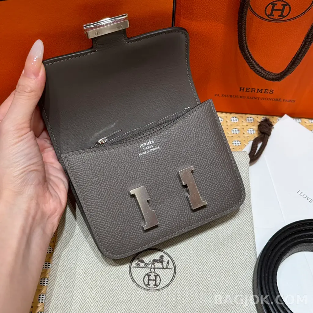 에르메스 Hermes 콘스탄스 슬림 지갑 앱송 상세 이미지