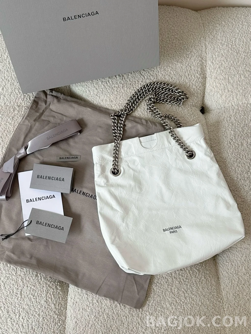 발렌시아가 Balenciaga 크러쉬 토트백 스몰 상세 이미지