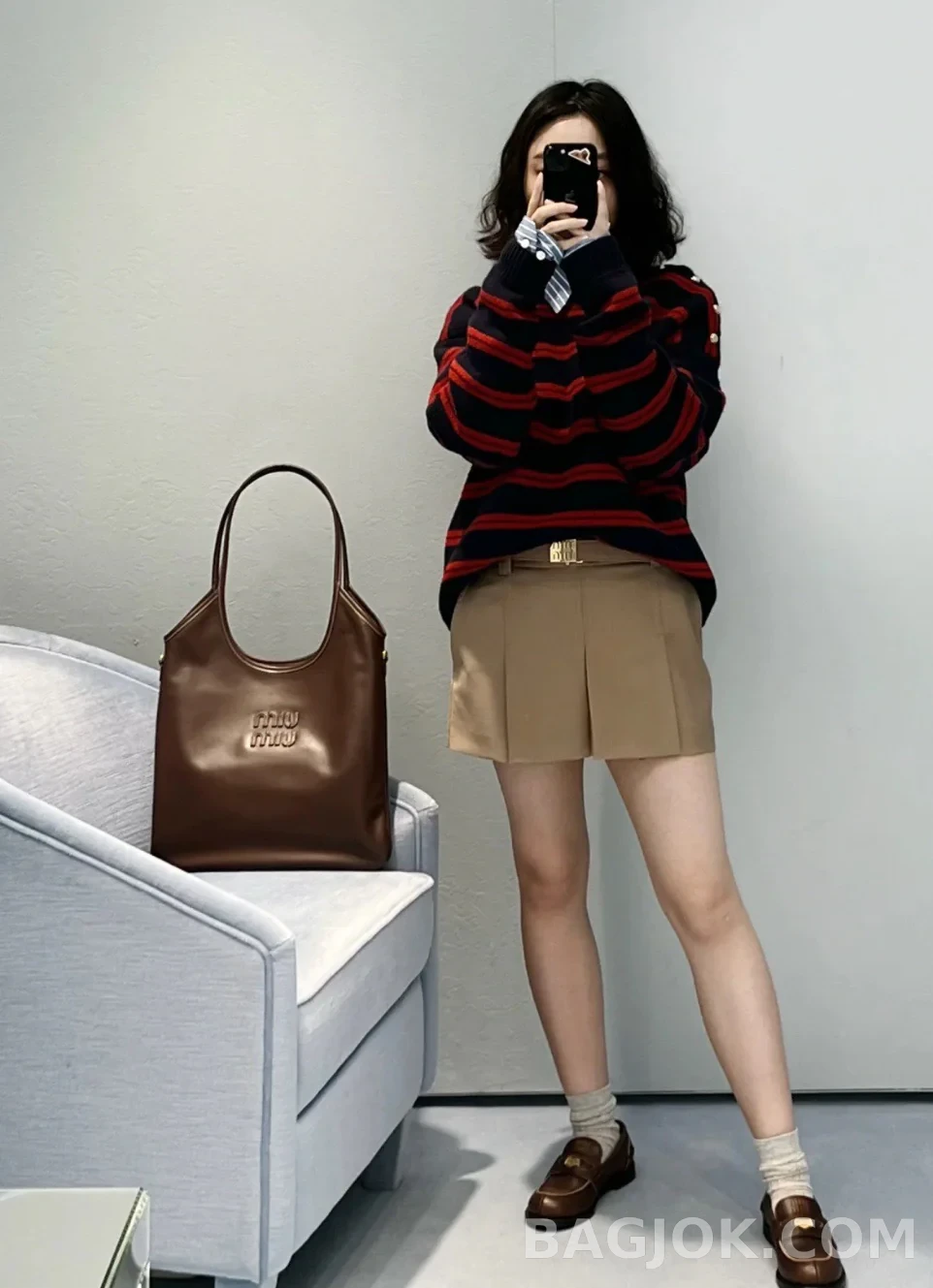 미우미우 MiuMiu 아이비백 레귤러 상세 이미지