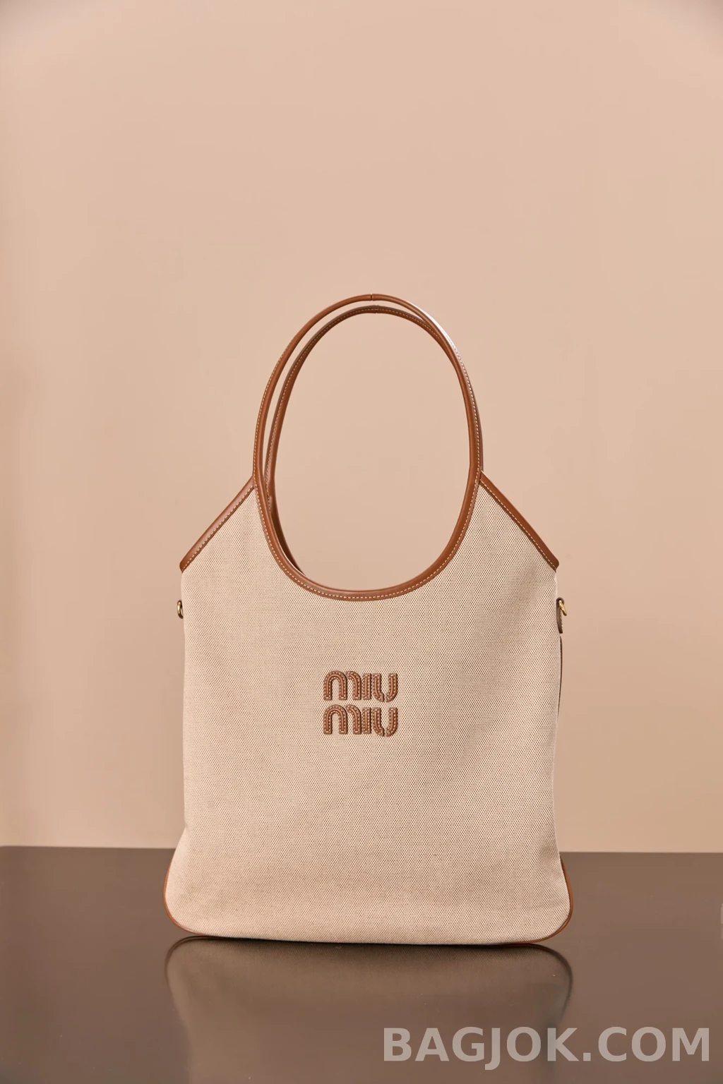 미우미우 MiuMiu 아이비백 캔버스 레귤러 상세 이미지