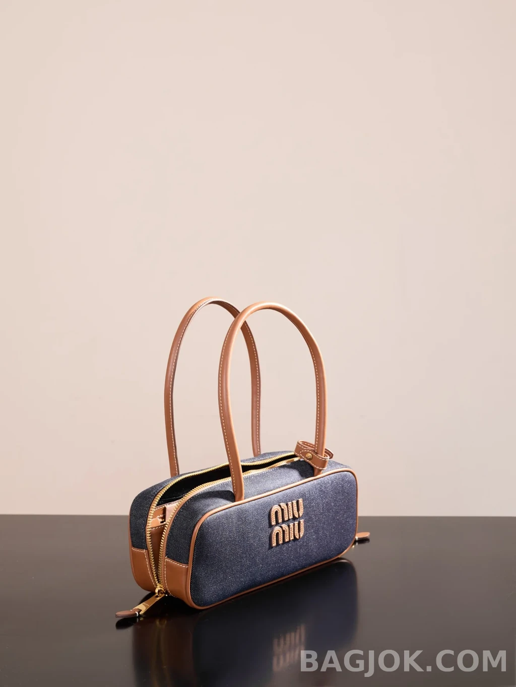 미우미우 MiuMiu 보 데님 백 스몰 상세 이미지