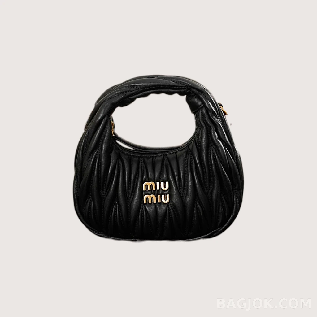 MiuMiu 완더 마테라쎄 나파 가죽 호보 미니 백_대표이미지
