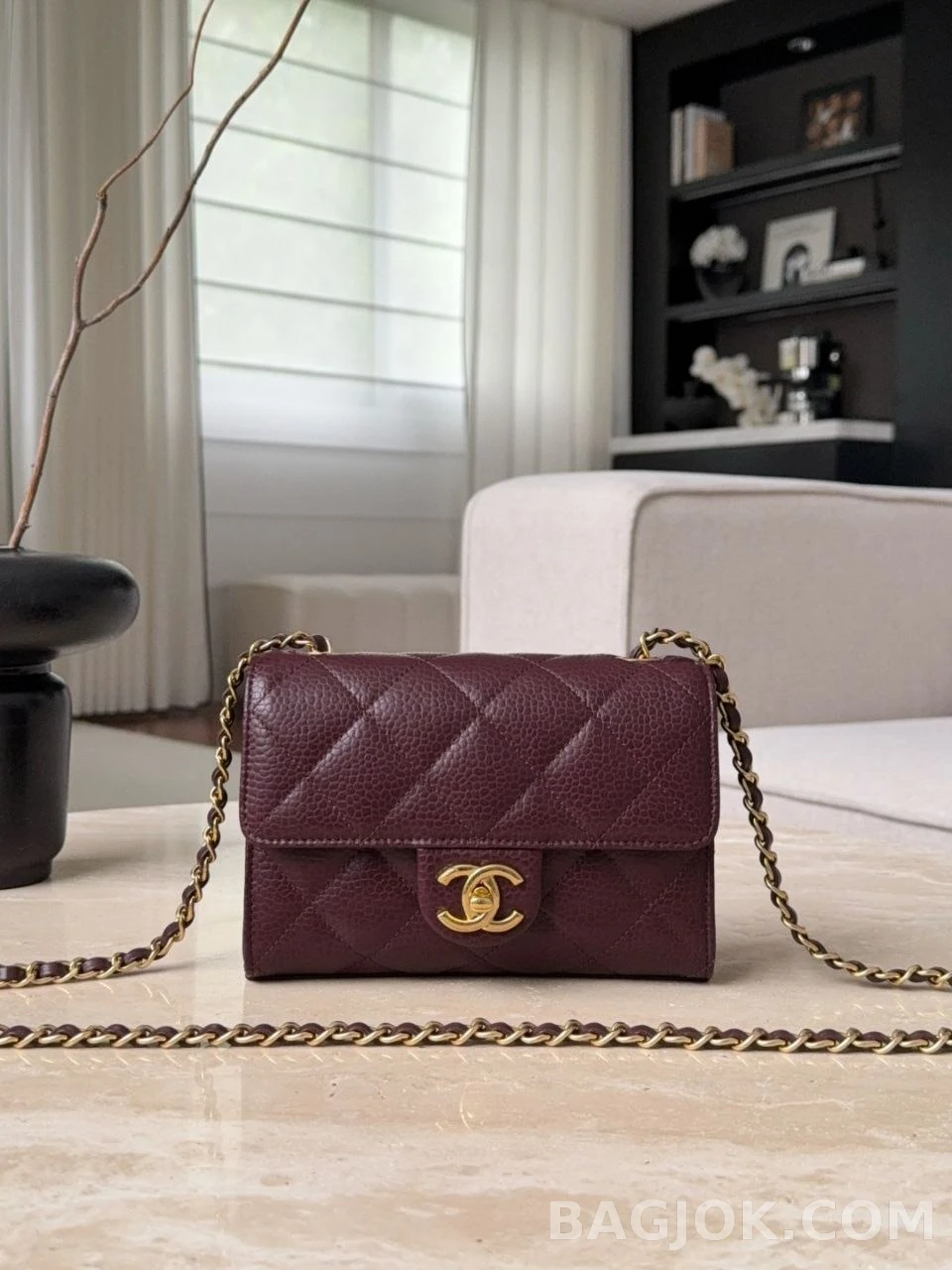 샤넬 Chanel 26c 샤넬 클래식 미니 핸드백 캐비어 상세 이미지