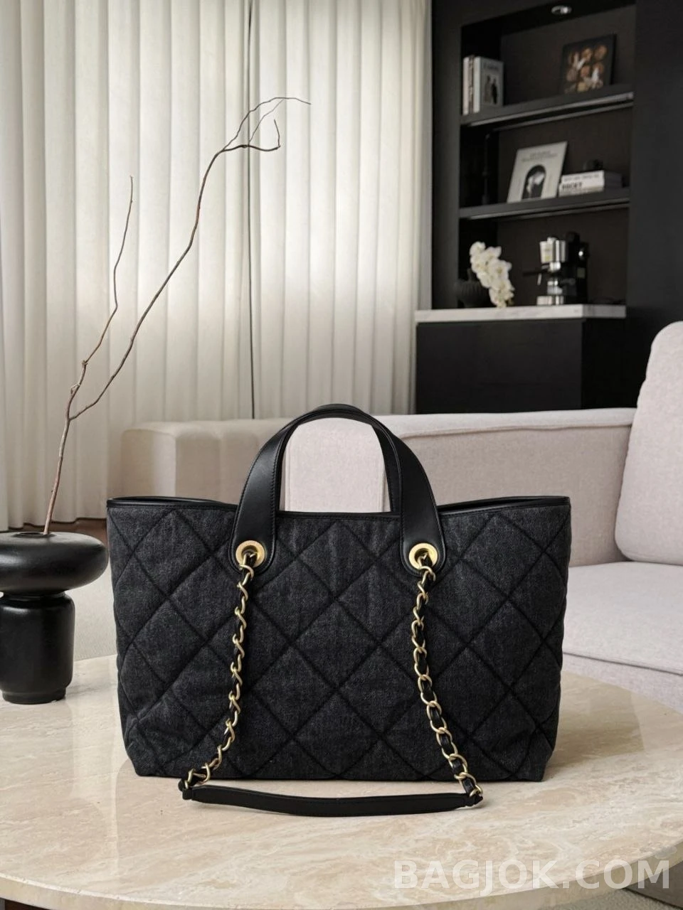 샤넬 Chanel 26C 크루즈 데님 체인 쇼퍼백 상세 이미지