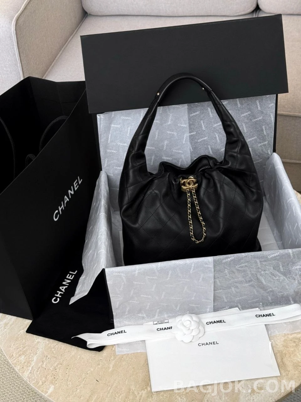 샤넬 Chanel 26c 복조리 히피백 미디엄 상세 이미지