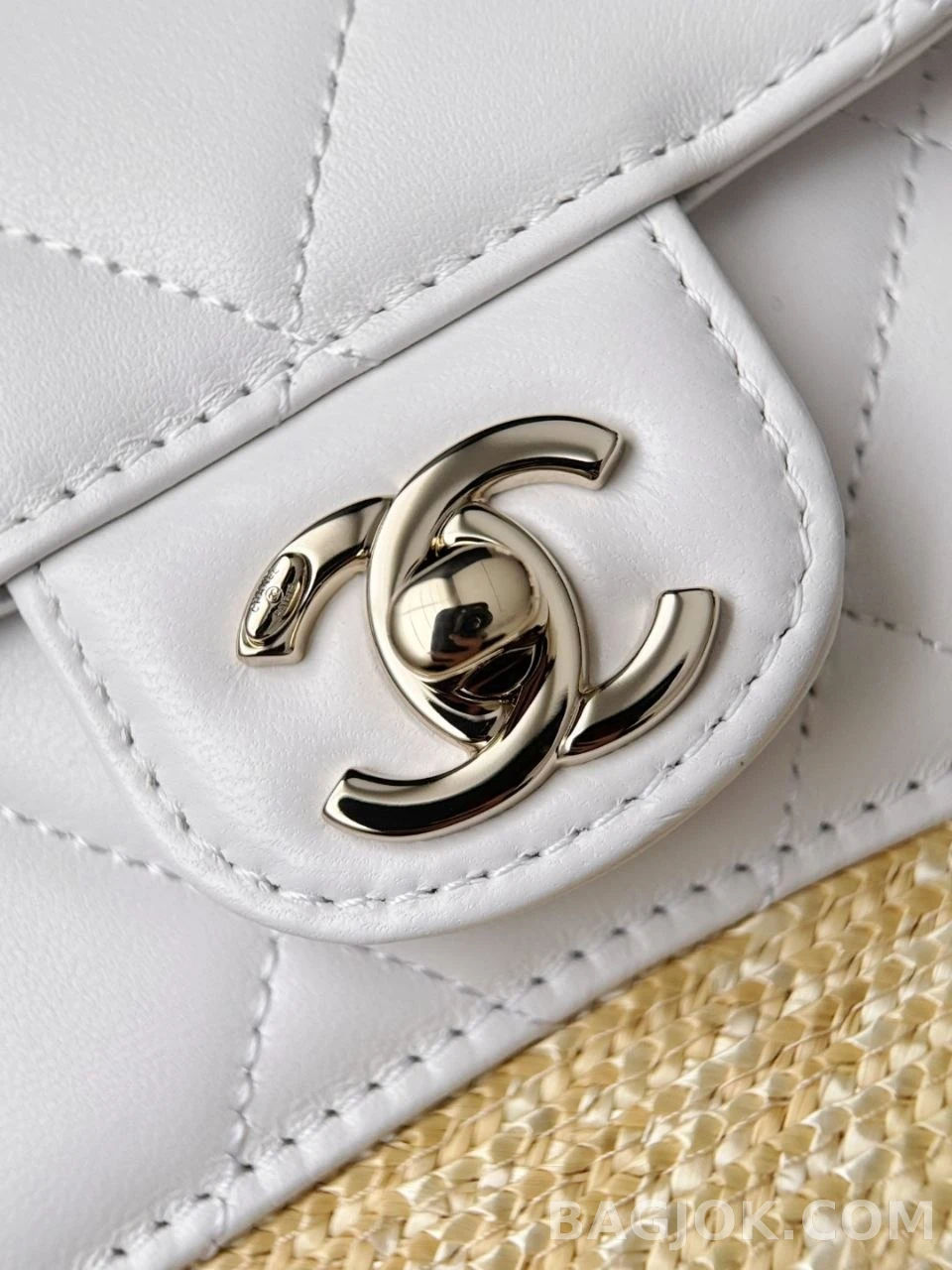 샤넬 Chanel 26c 라피아 스몰 쇼핑 백 상세 이미지
