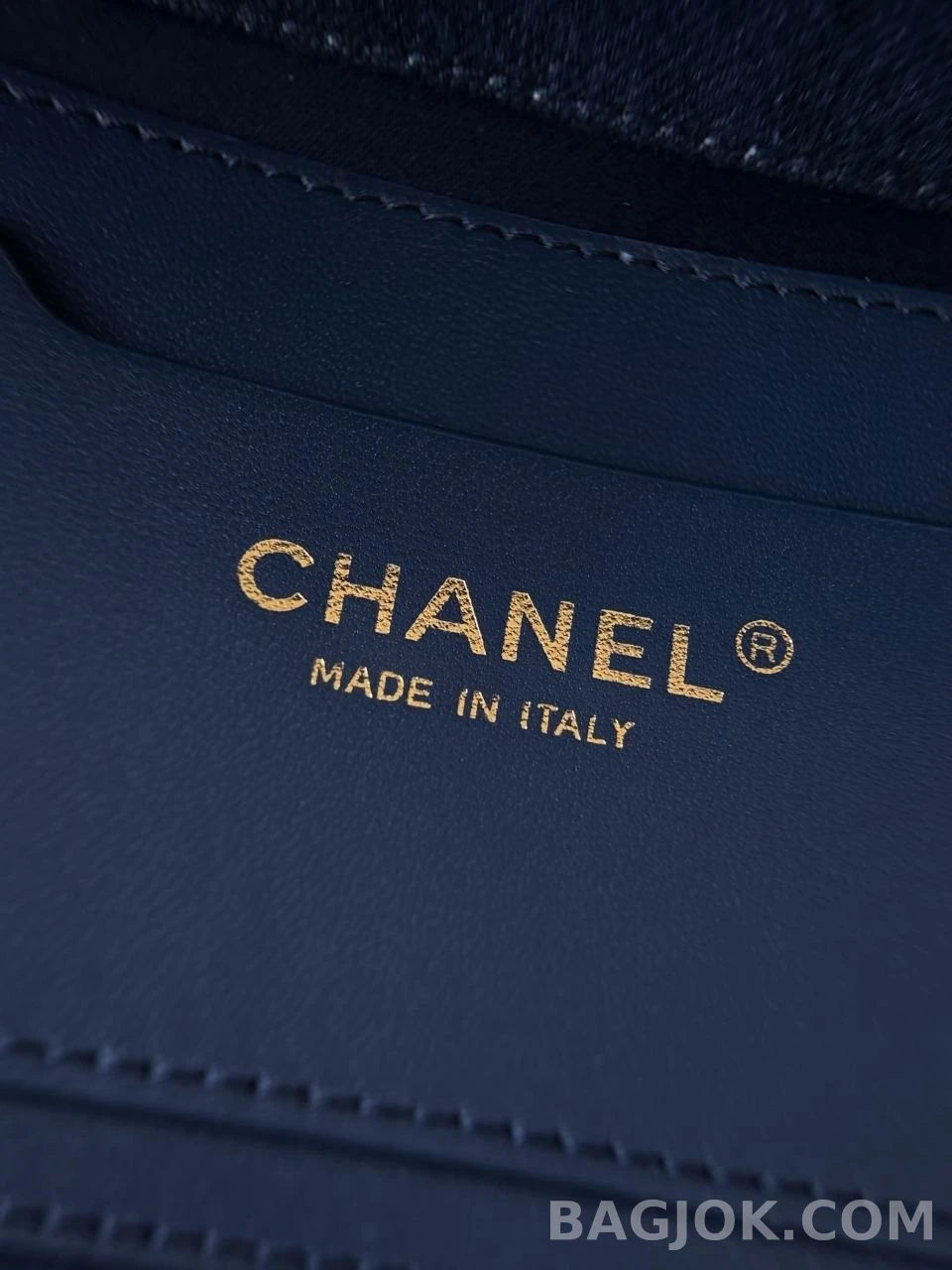 샤넬 Chanel 26m 라피아 스몰 쇼핑백 데님  상세 이미지