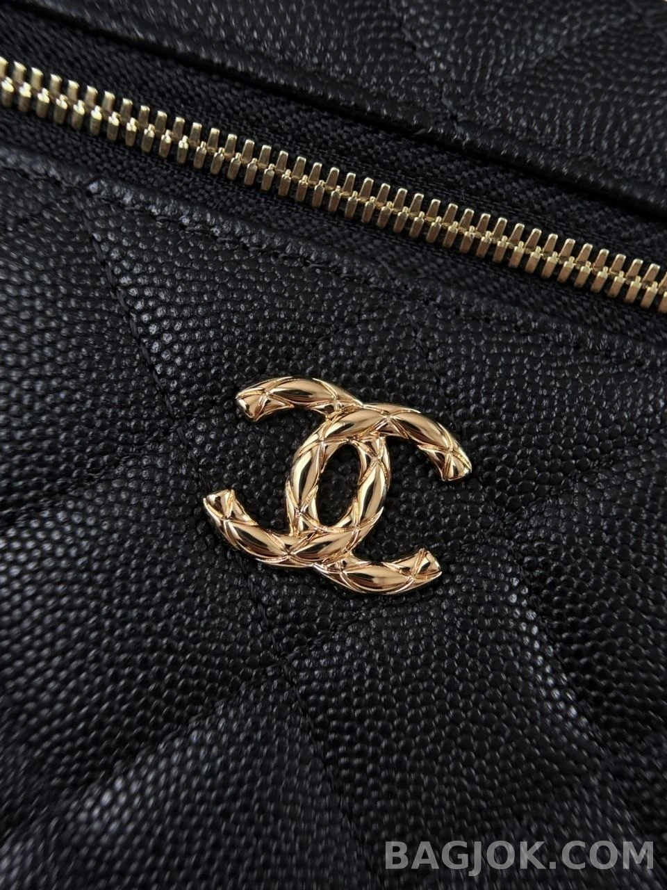 샤넬 Chanel 26c LP 클래식 캐비어 탑핸들 베니티 케이스 상세 이미지