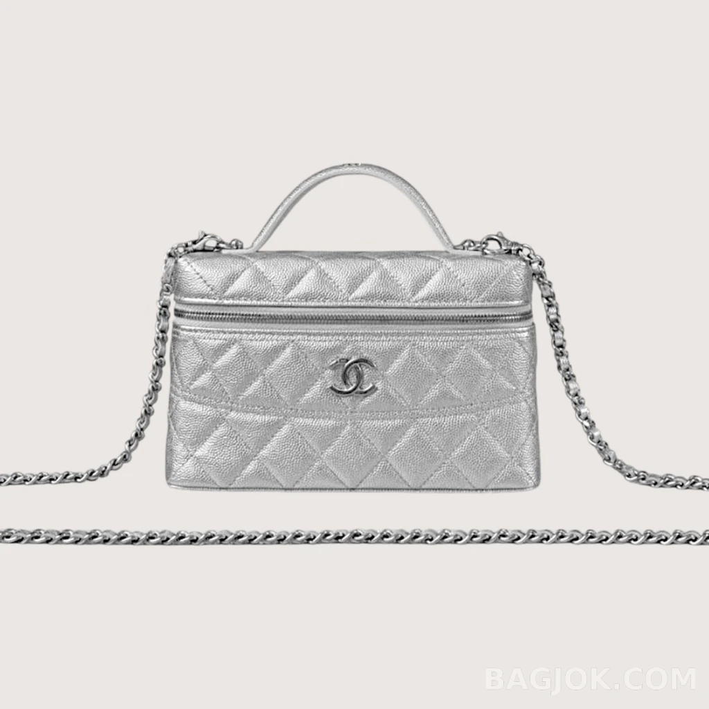 Chanel 26c LP 클래식 캐비어 탑핸들 베니티 케이스_대표이미지