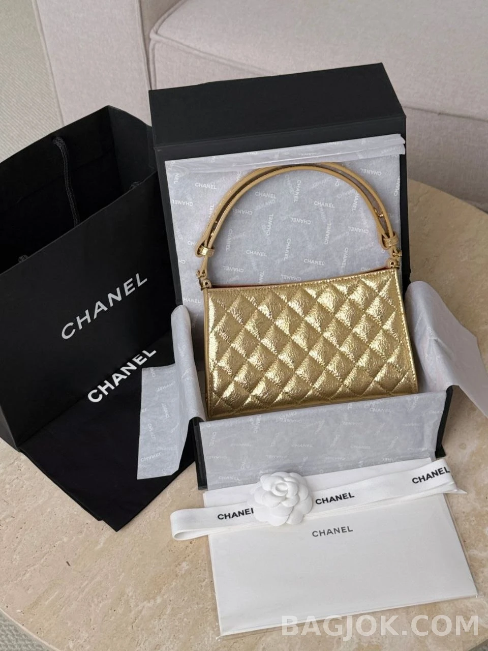 샤넬 Chanel 26x 램스킨 퀼팅 이지 클래식 플랩백 상세 이미지