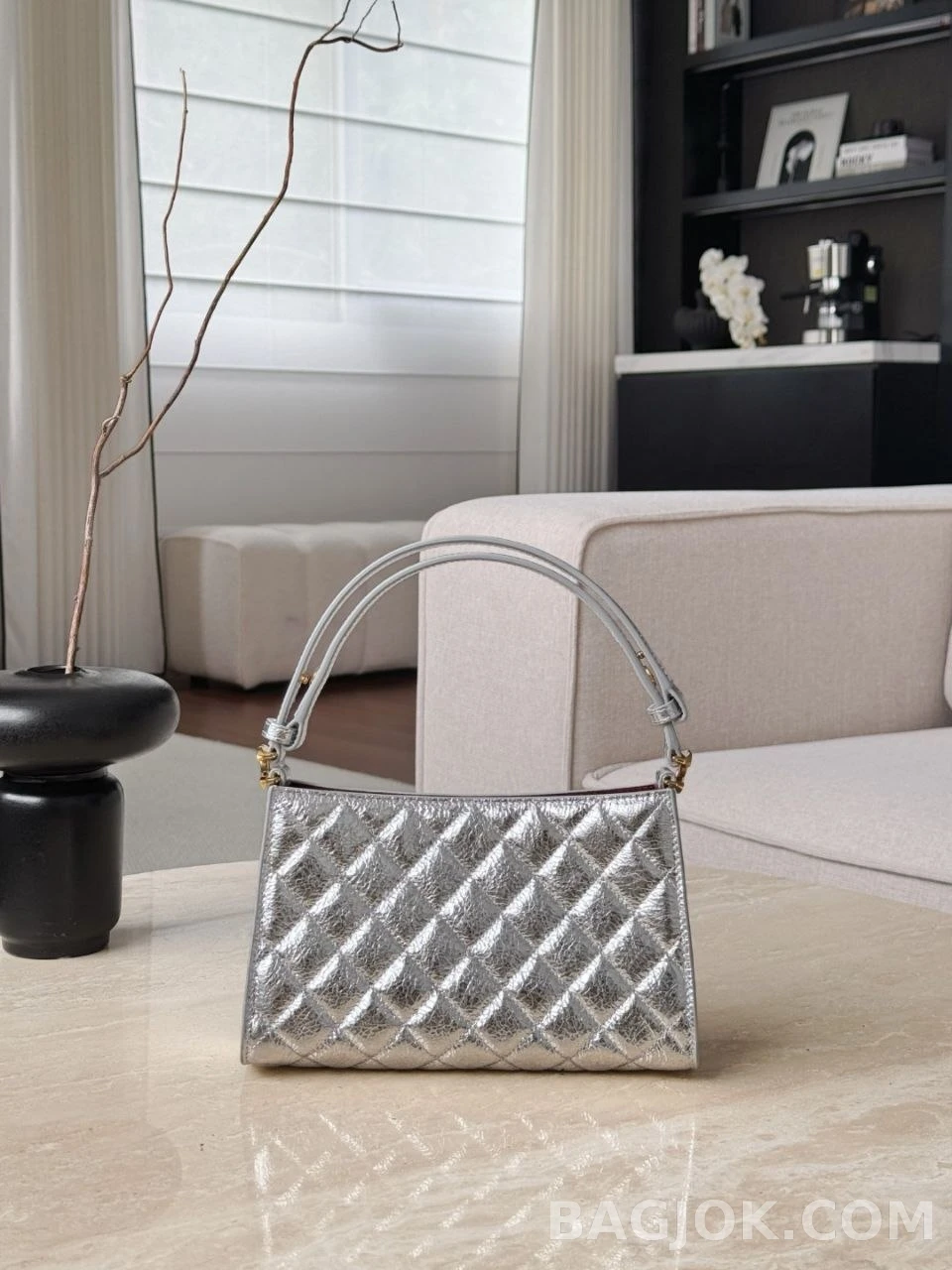 샤넬 Chanel 26x 램스킨 퀼팅 이지 클래식 플랩백 상세 이미지