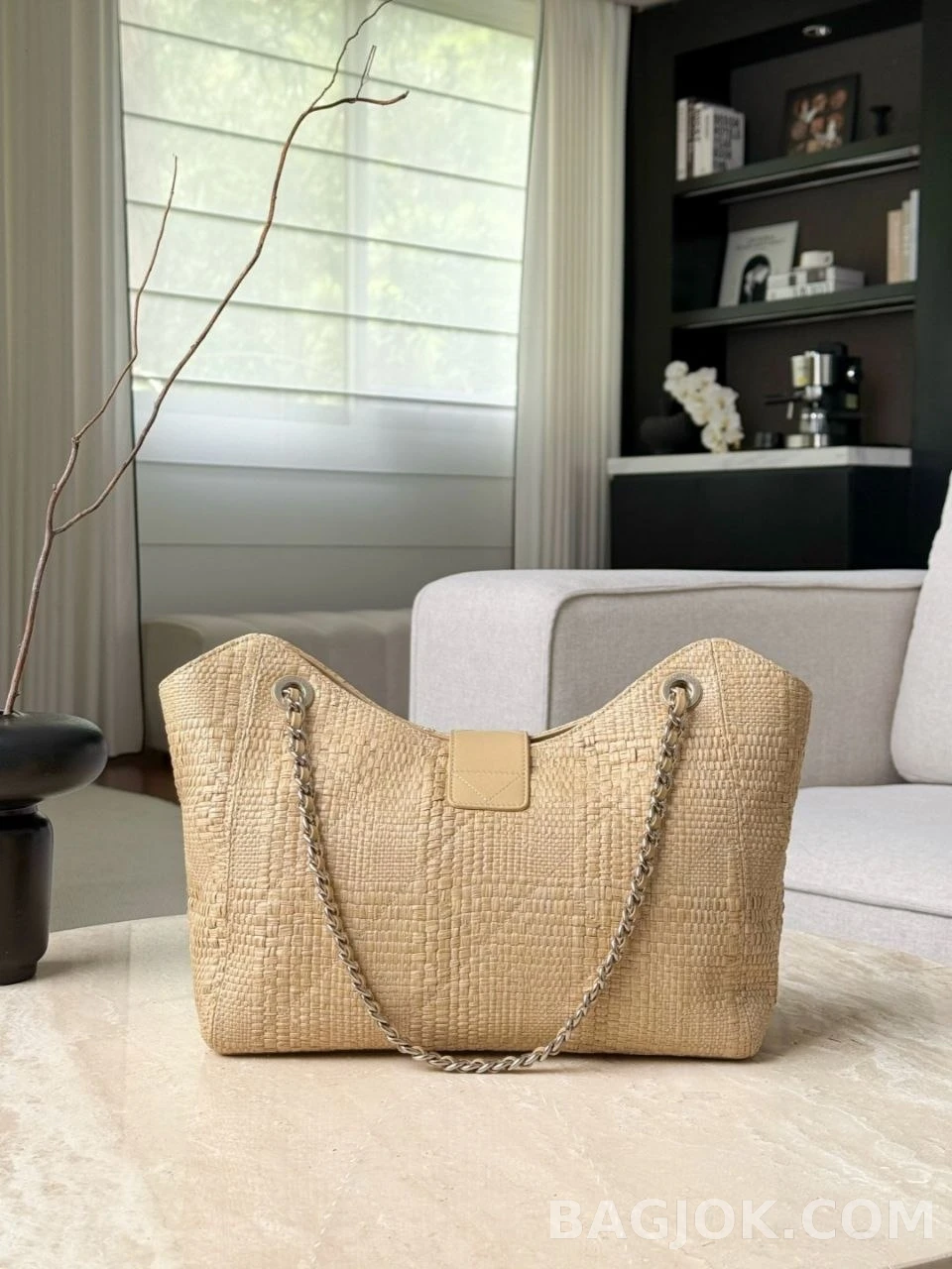 샤넬 Chanel 26P 라피아 토트백 상세 이미지