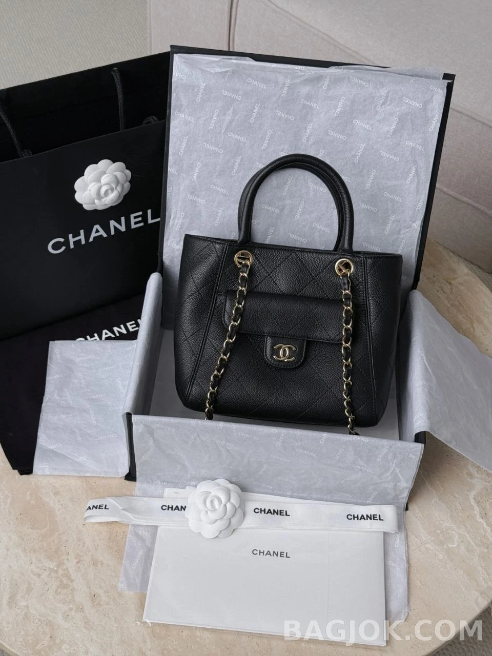 샤넬 Chanel 26P 스몰 쇼핑백 상세 이미지