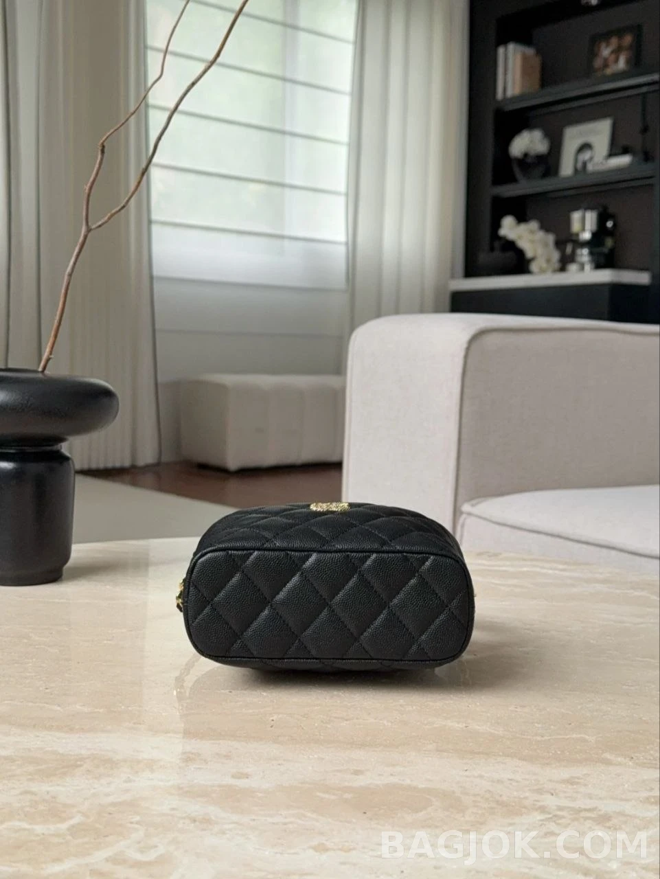 샤넬 Chanel 26P 클래식 체인 미니 호보백 캐비어 상세 이미지