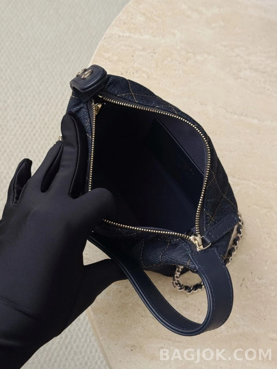 샤넬 Chanel 26P 클래식 체인 미니백 데님 상세 이미지