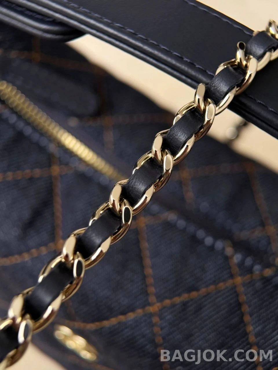 샤넬 Chanel 26P 클래식 체인 미니백 데님 상세 이미지