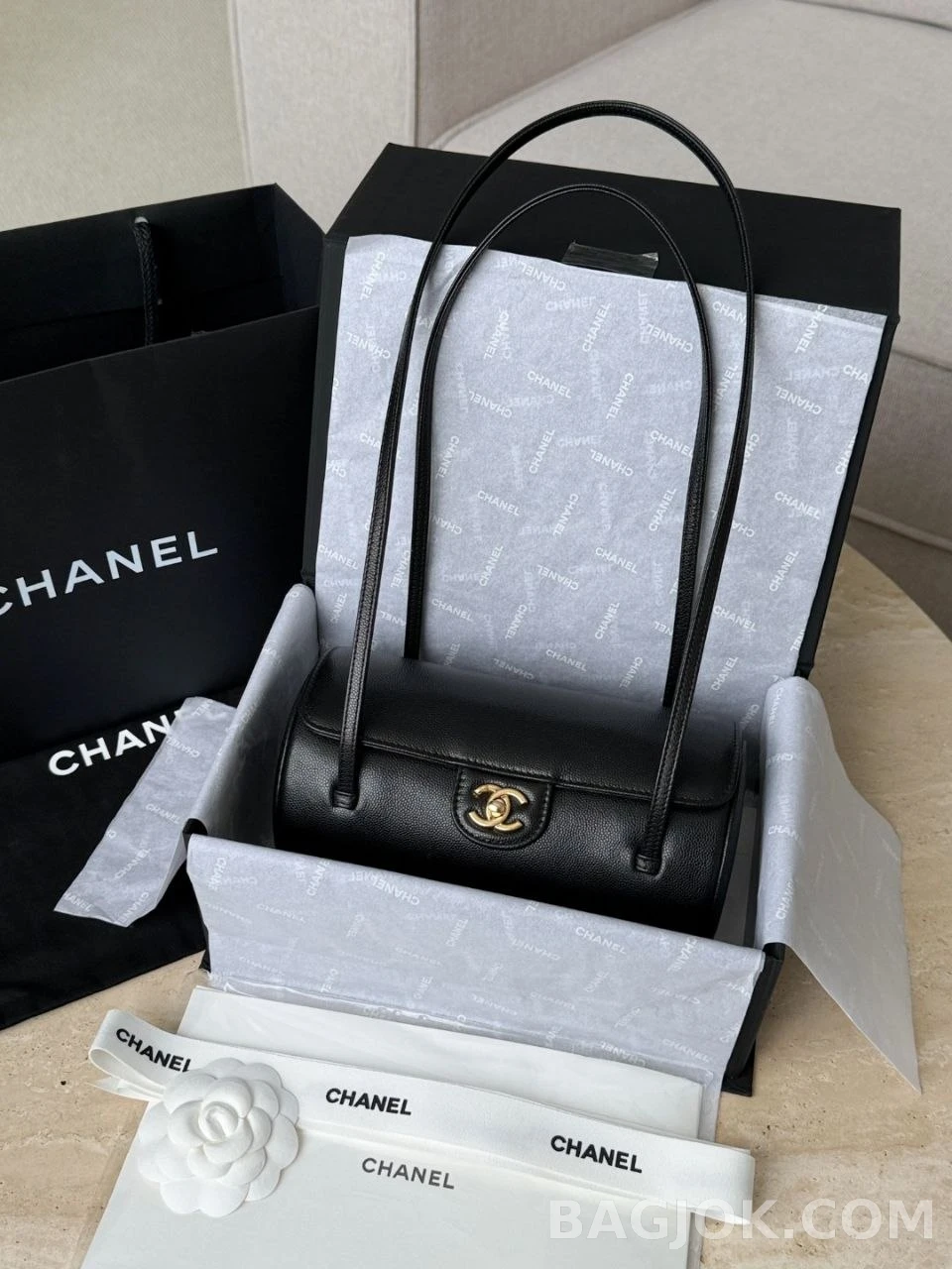 샤넬 Chanel 26P 프레피 코코 볼링백 상세 이미지