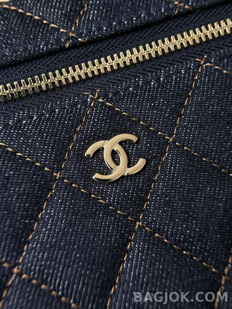 샤넬 Chanel 26P LP 탑핸들 데님 베니티 케이스 상세 이미지