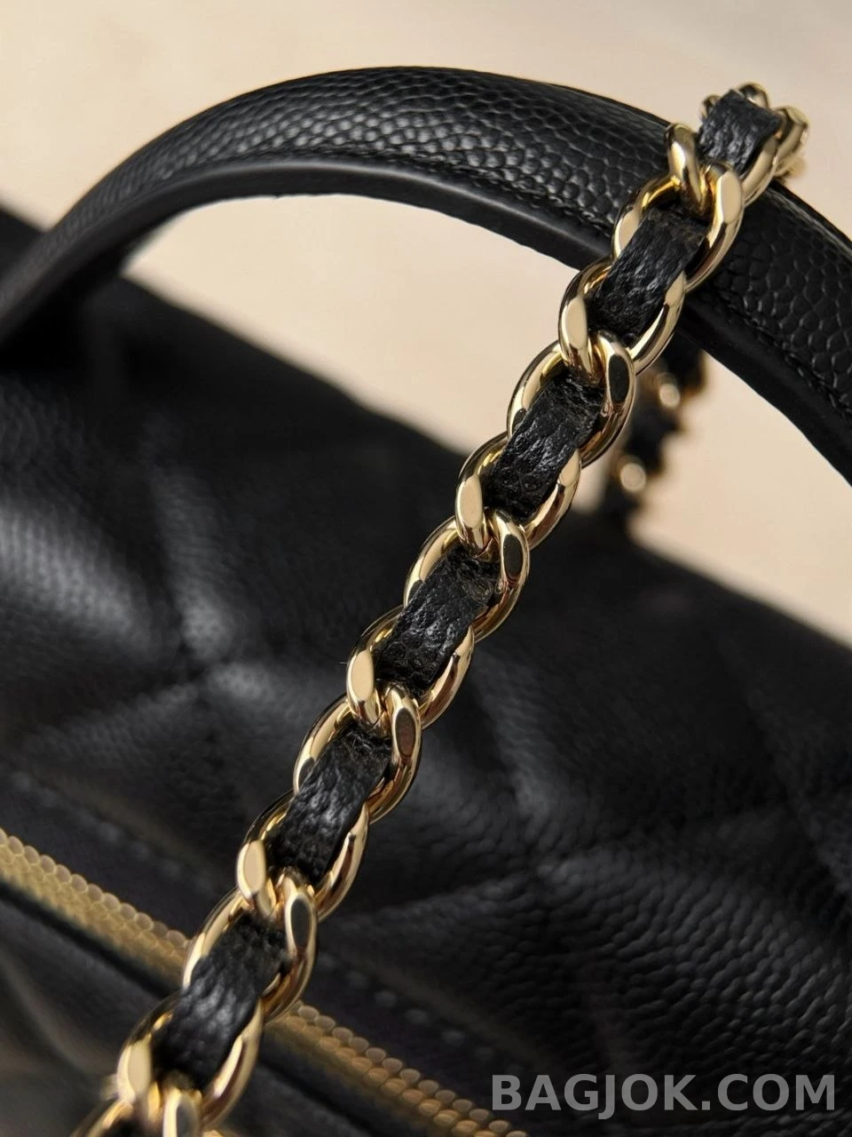 샤넬 Chanel 26P LP 탑핸들 캐비어 베니티 케이스 상세 이미지