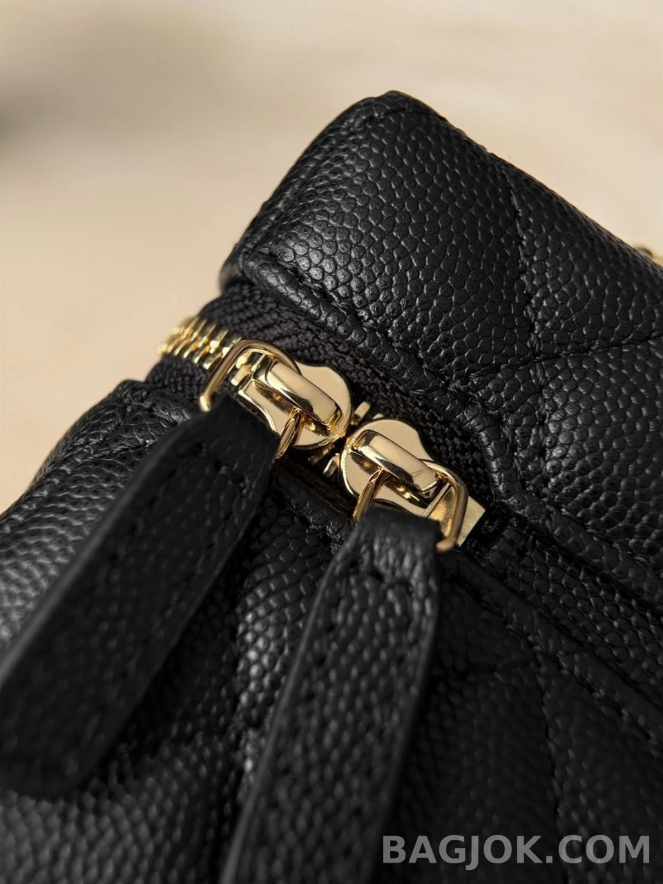 샤넬 Chanel 26P LP 탑핸들 캐비어 베니티 케이스 상세 이미지