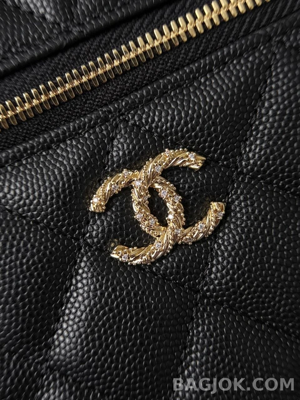 샤넬 Chanel 26P LP 탑핸들 캐비어 베니티 케이스 상세 이미지