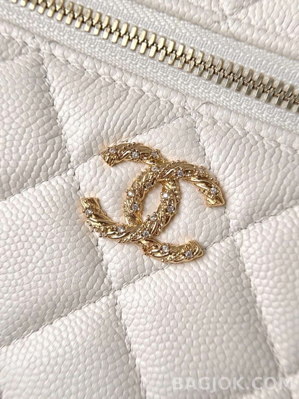샤넬 Chanel 26P LP 탑핸들 캐비어 베니티 케이스 상세 이미지
