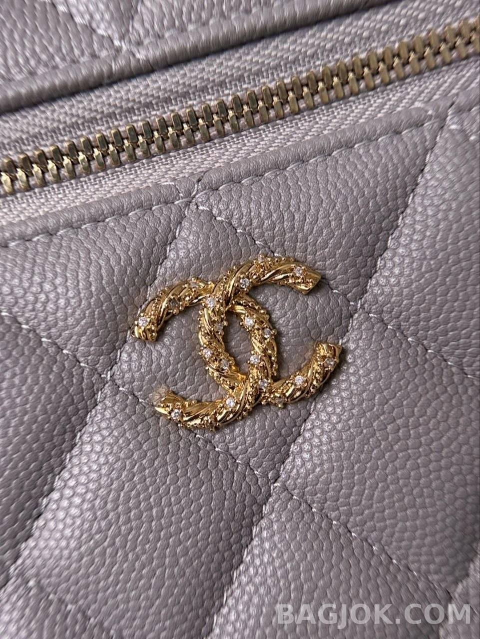 샤넬 Chanel 26P LP 탑핸들 캐비어 베니티 케이스 상세 이미지
