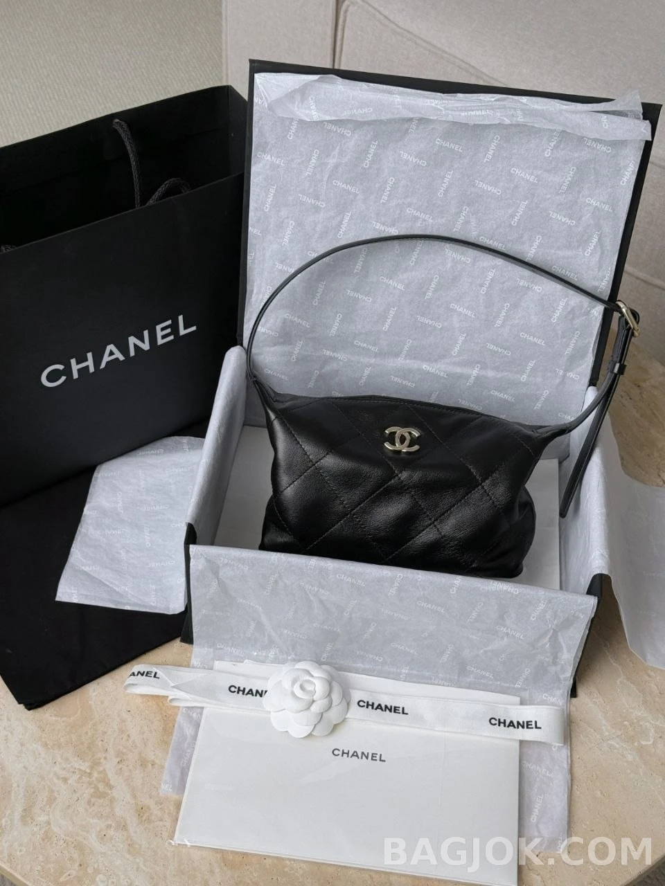샤넬 Chanel 26P 호보백 스몰 램스킨 상세 이미지