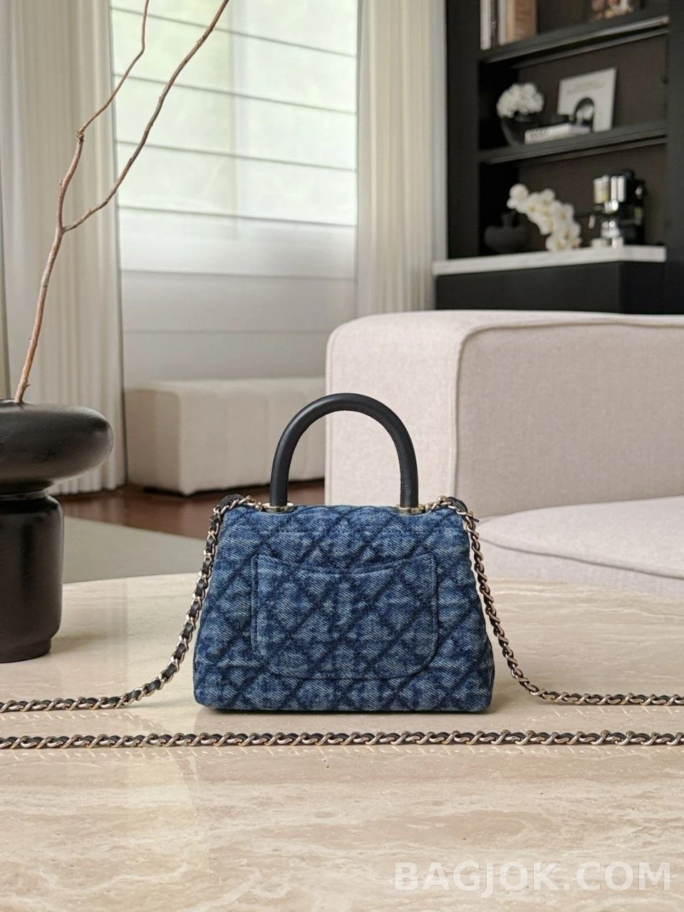 샤넬  Chanel 26P 데님 코코 핸들 16백 상세 이미지