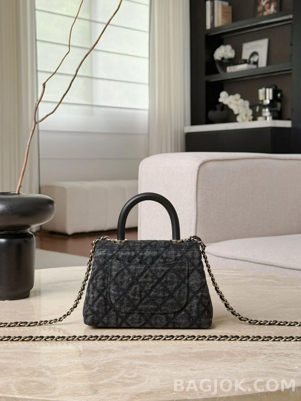 샤넬  Chanel 26P 데님 코코 핸들 16백 상세 이미지
