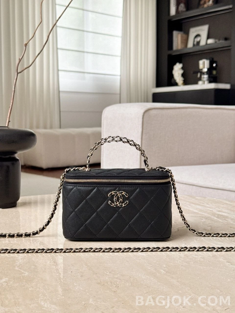 샤넬 Chanel 26s 탑핸들 스몰 베니티 케이스 상세 이미지