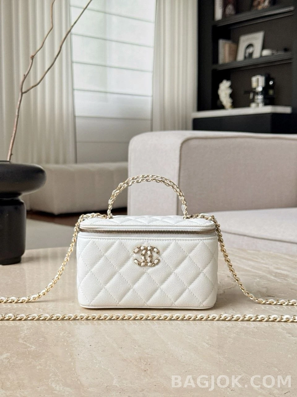 샤넬 Chanel 26s 탑핸들 스몰 베니티 케이스 상세 이미지