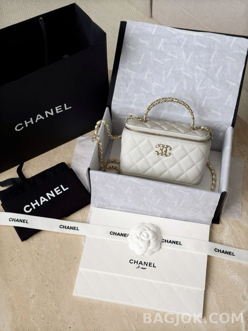 샤넬 Chanel 26s 탑핸들 스몰 베니티 케이스 상세 이미지