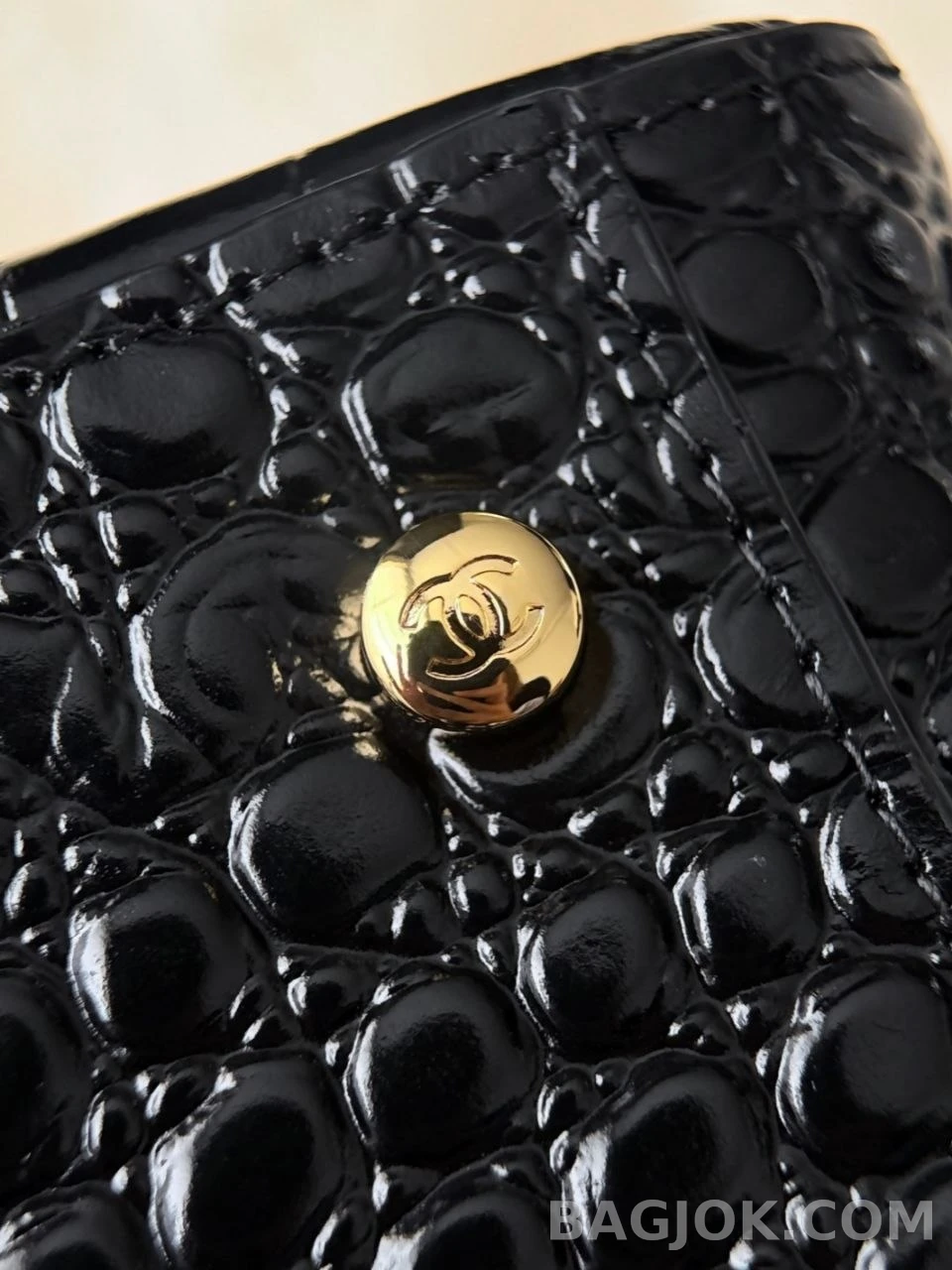 샤넬 Chanel 26s 크로커다일 카프스킨 스몰 쇼핑백 상세 이미지