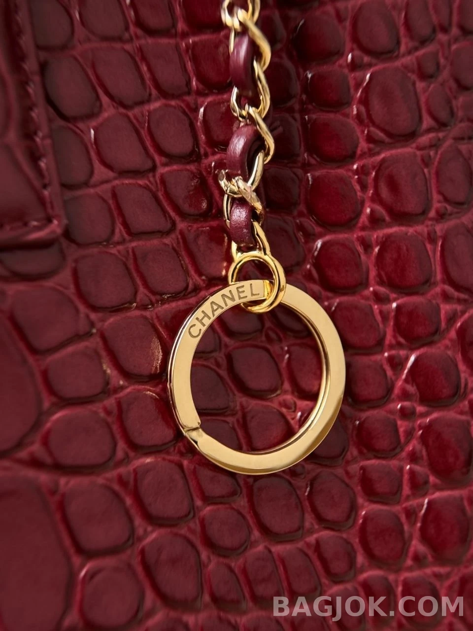 샤넬 Chanel 26s 크로커다일 카프스킨 스몰 쇼핑백 상세 이미지