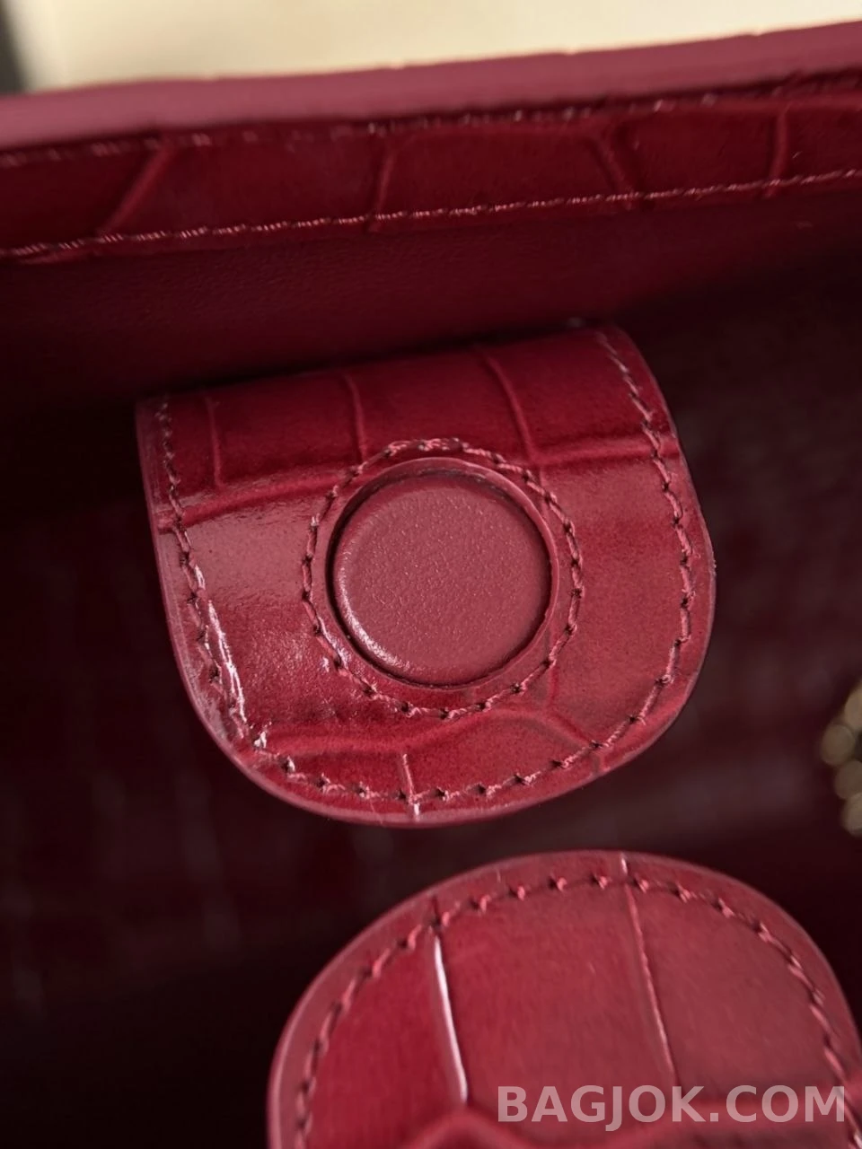 샤넬 Chanel 26s 크로커다일 카프스킨 스몰 쇼핑백 상세 이미지