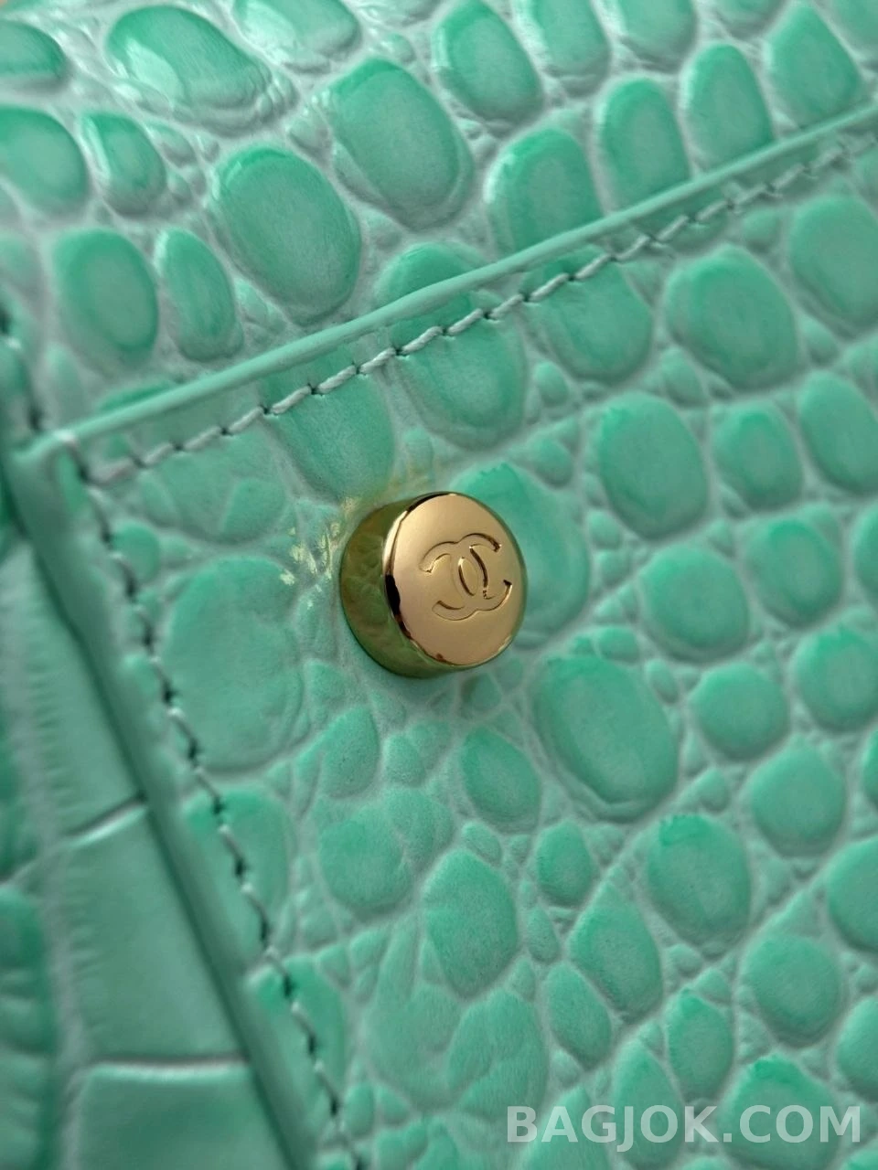샤넬 Chanel 26s 크로커다일 카프스킨 스몰 쇼핑백 상세 이미지