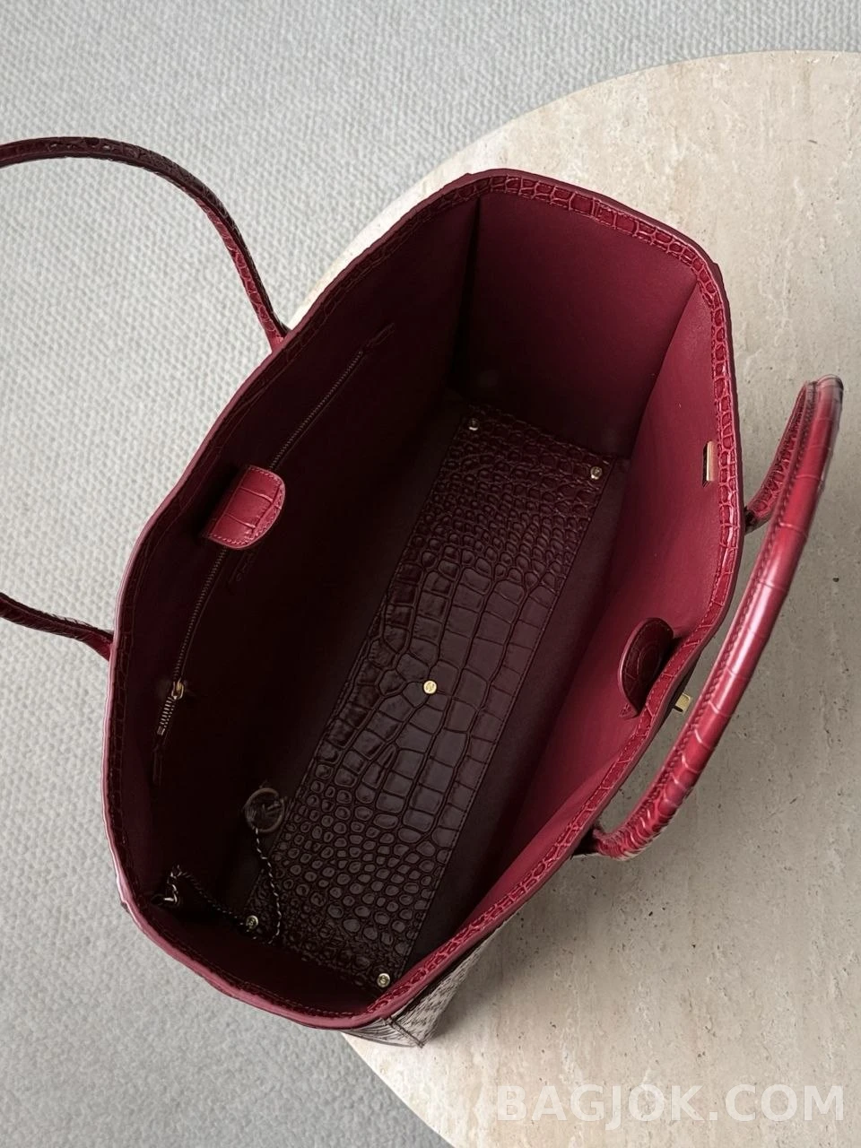 샤넬 Chanel 26s 크로커다일 카프스킨 미디움 쇼핑백 상세 이미지