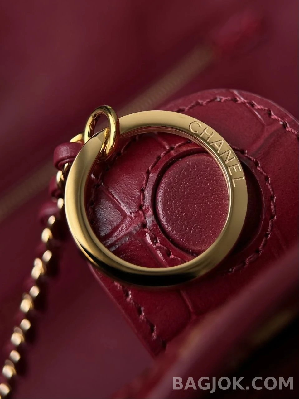 샤넬 Chanel 26s 크로커다일 카프스킨 미디움 쇼핑백 상세 이미지