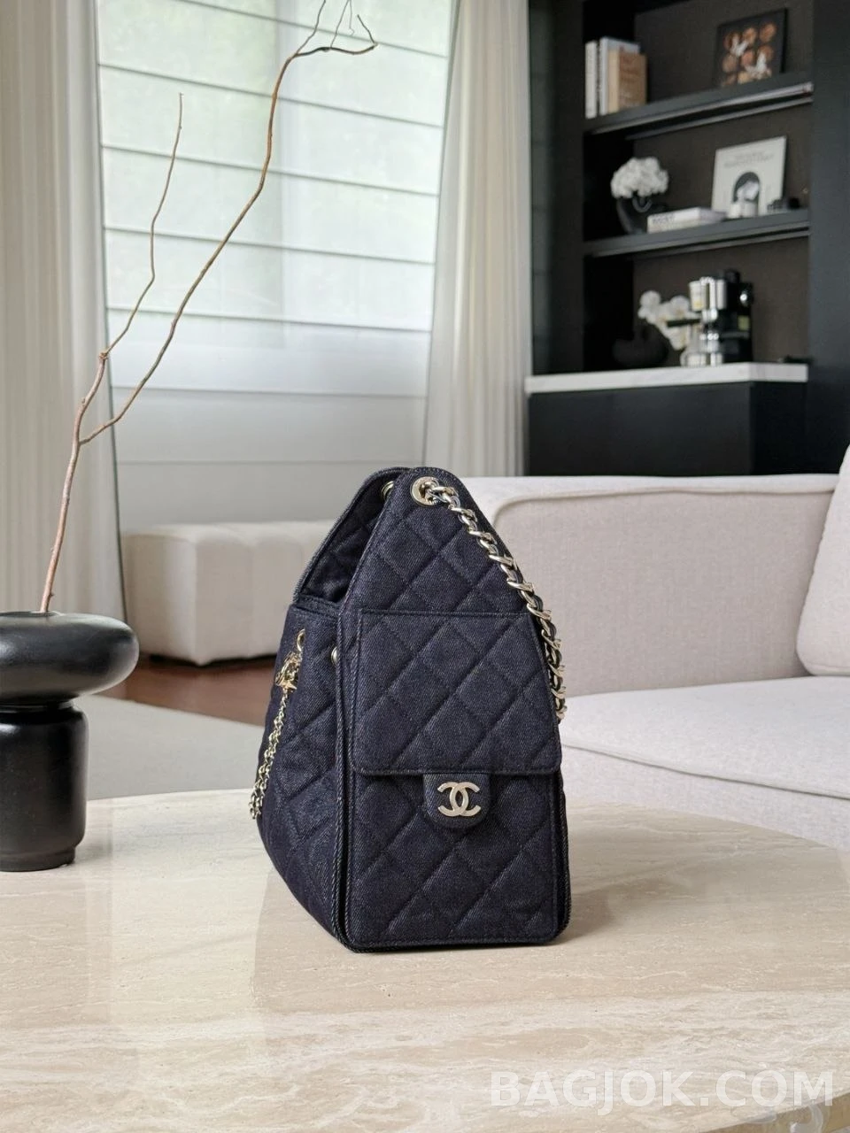 샤넬 Chanel 26s 호보백 스몰 데님 상세 이미지