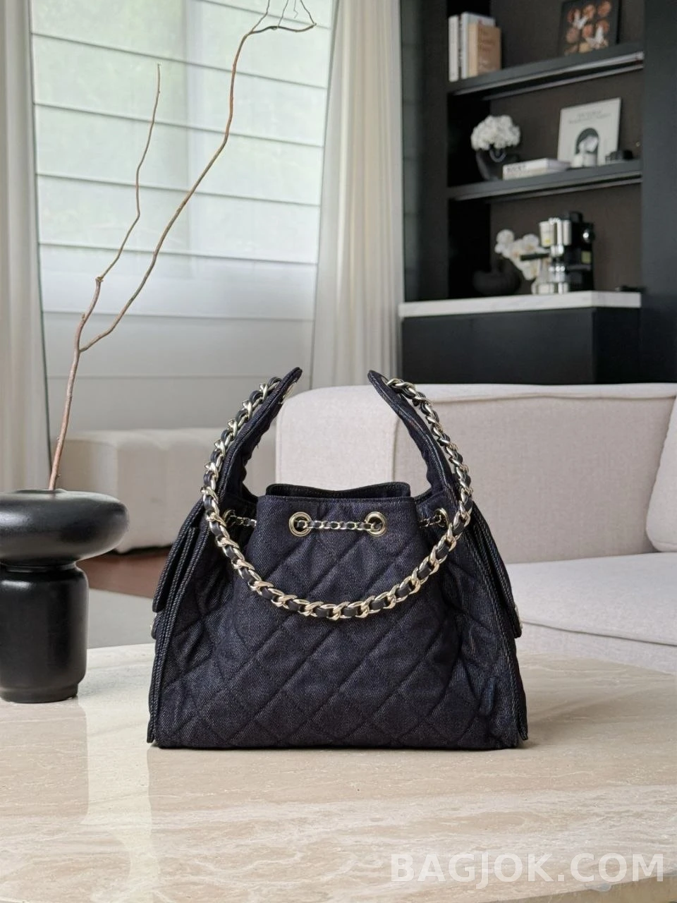 샤넬 Chanel 26s 호보백 스몰 데님 상세 이미지