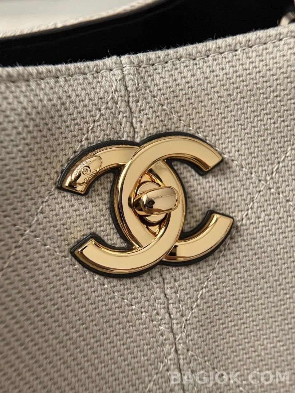 샤넬 Chanel 26s 캔버스 & 카프 콤비 호보백 상세 이미지