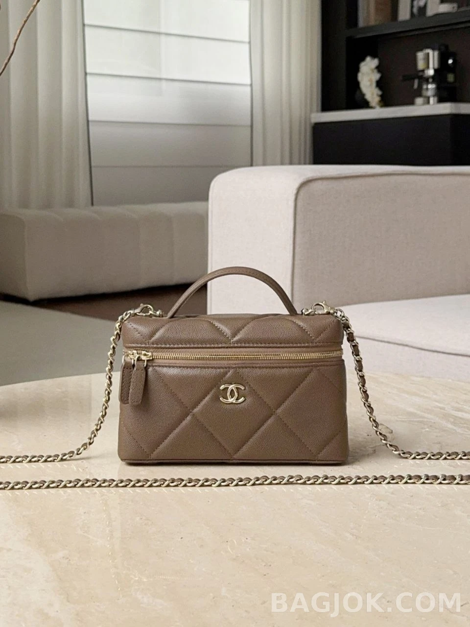 샤넬 Chanel 26s LP 체인 코스메틱 케이스 상세 이미지