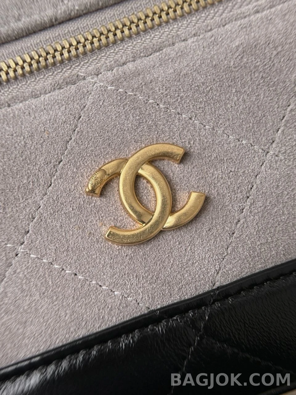 샤넬 Chanel 26s LP 스웨이드 체인 베니티 케이스 상세 이미지