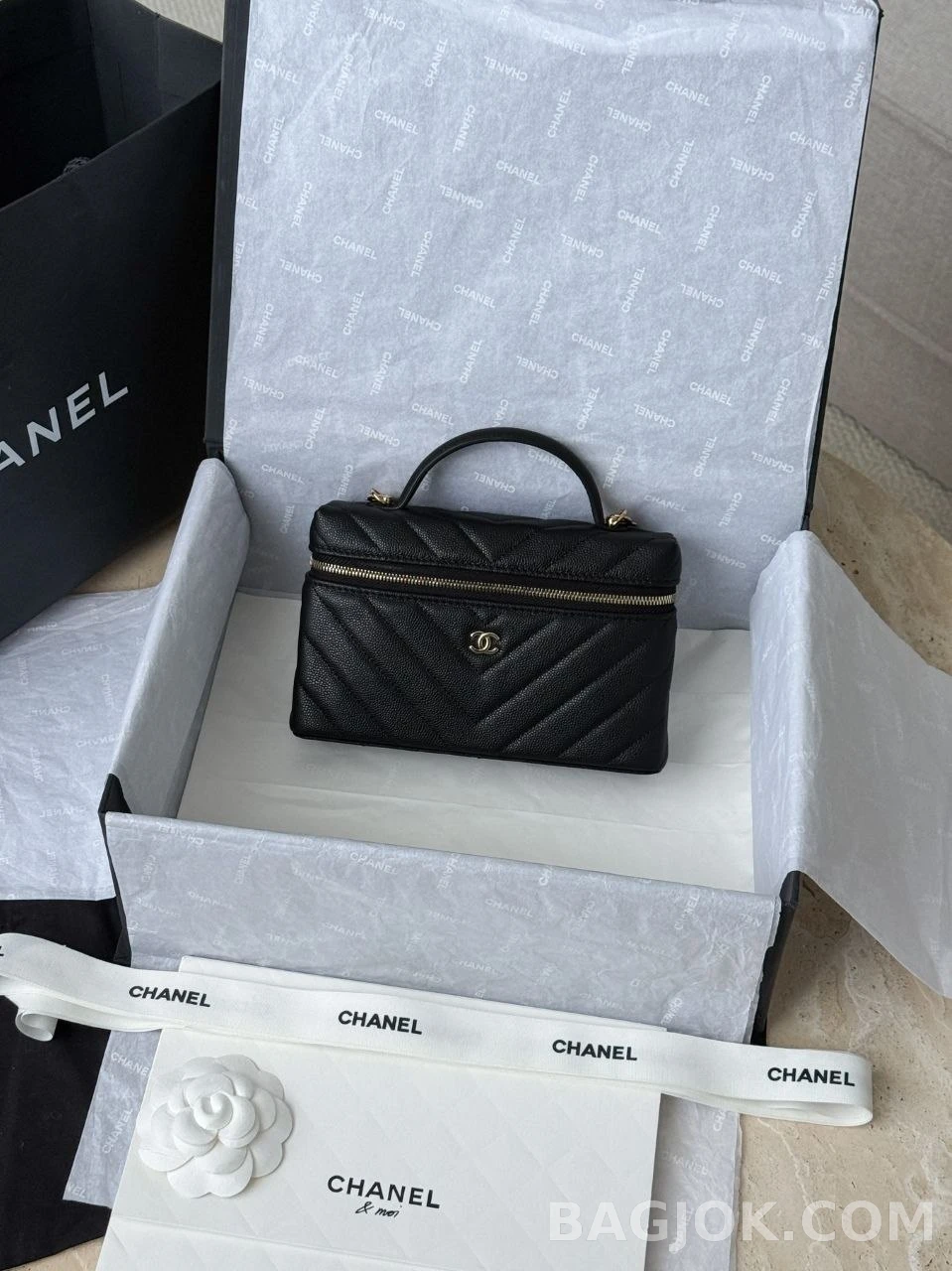샤넬 Chanel 26s 탑핸들 포쉐트 베니티 케이스 상세 이미지