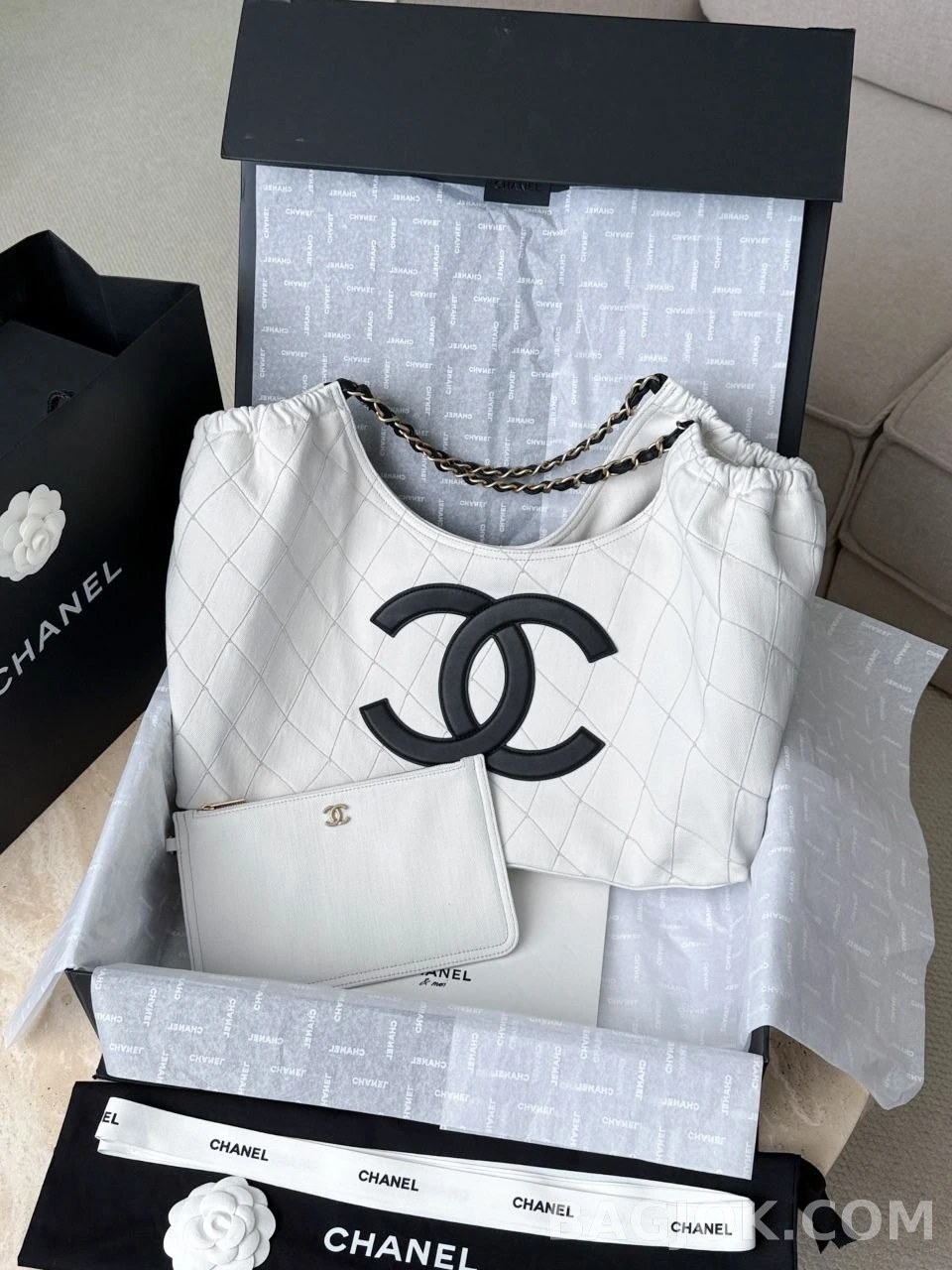 샤넬 Chanel 26m 코코비치 깜봉 쇼퍼백 상세 이미지